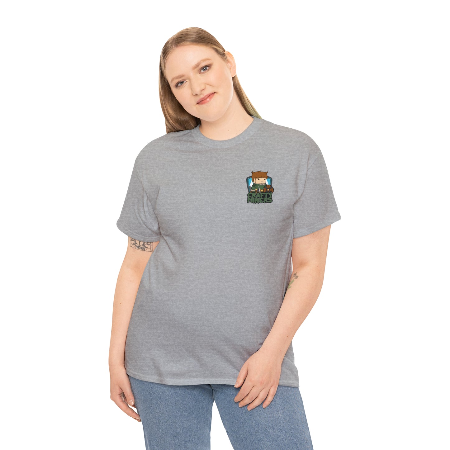 Crafty Miners Legendaria camiseta unisex de algodón pesado