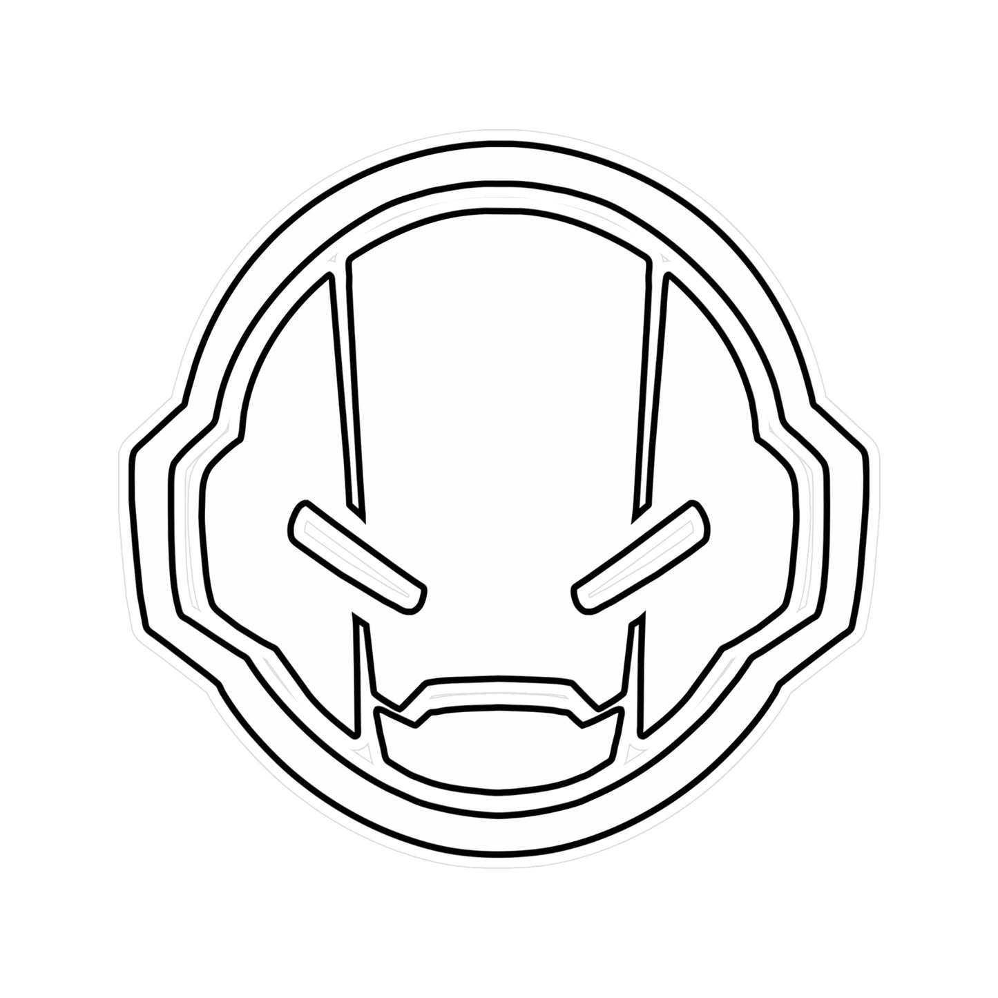 Brozo White Logo Vinyl Kiss-Cut Stickers EU Market