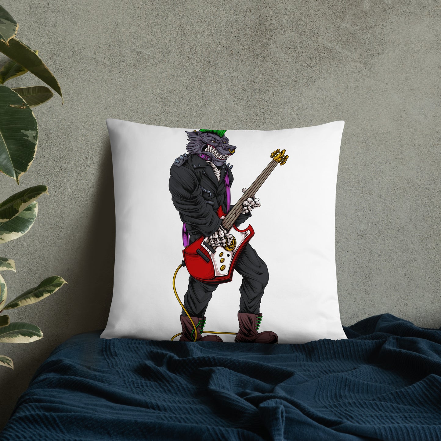 Almohada decorativa básica WolfPunX