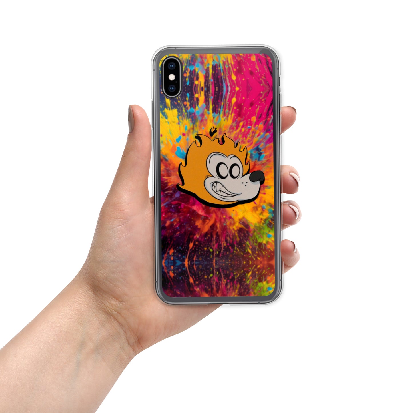 Funda transparente con el logotipo de Toonies para iPhone®