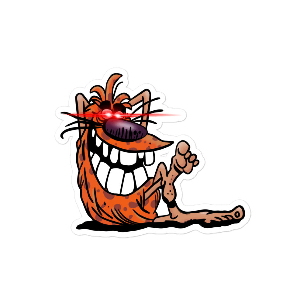 POG Seated Pogman Bubble-free 4x4 stickers