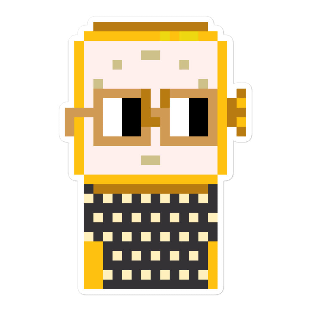 Gnar Pixel 2055 Pegatinas sin burbujas