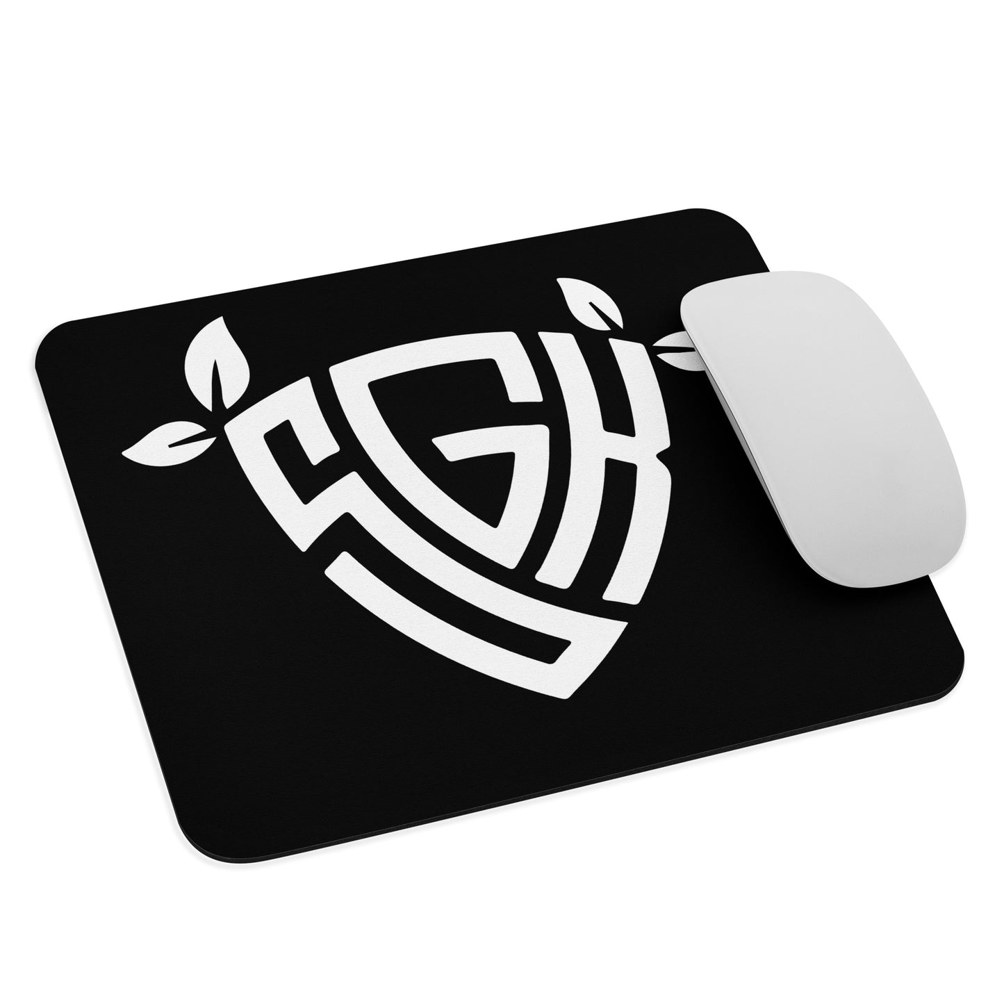 Alfombrilla de ratón SGK Escudo Blanco Negro