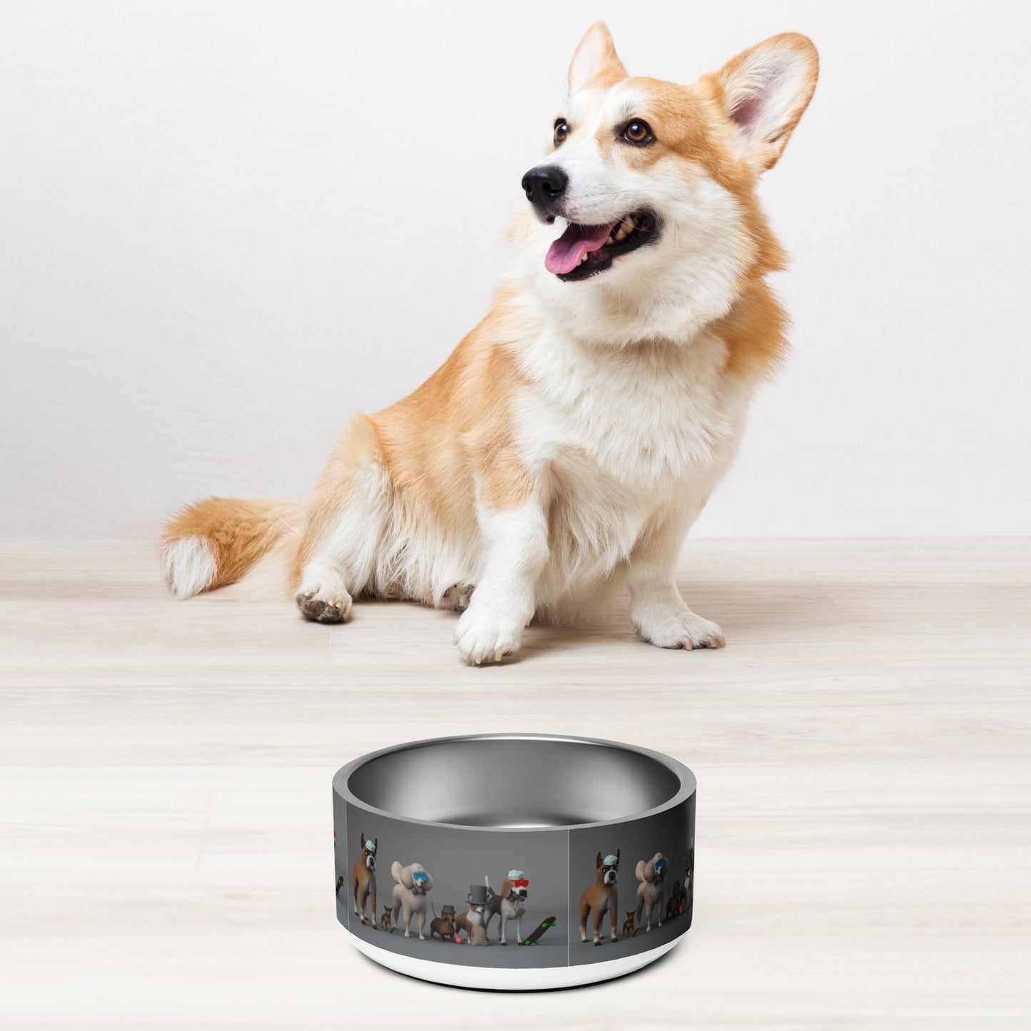 The Good Dog Club Logo Dog Bowl SS