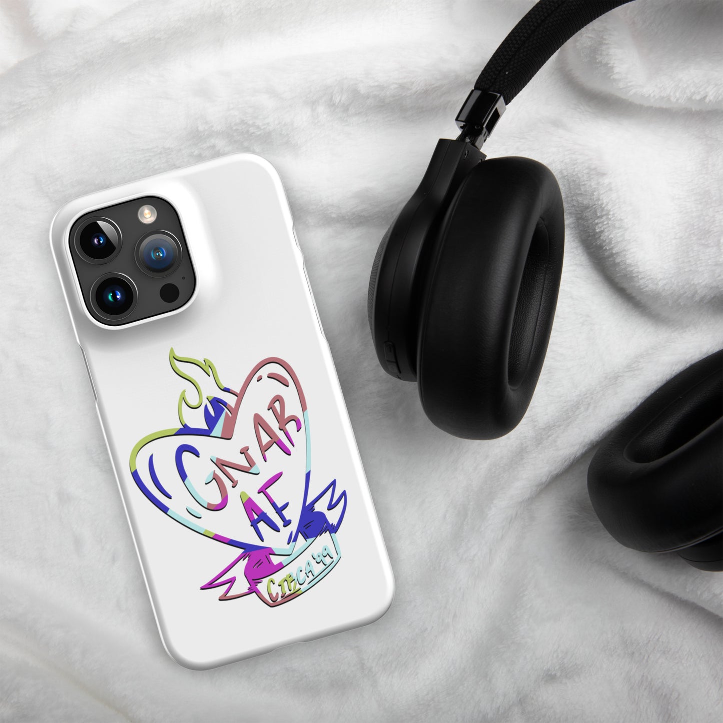 Gnar AF Multicolor Logo Snap case for iPhone®