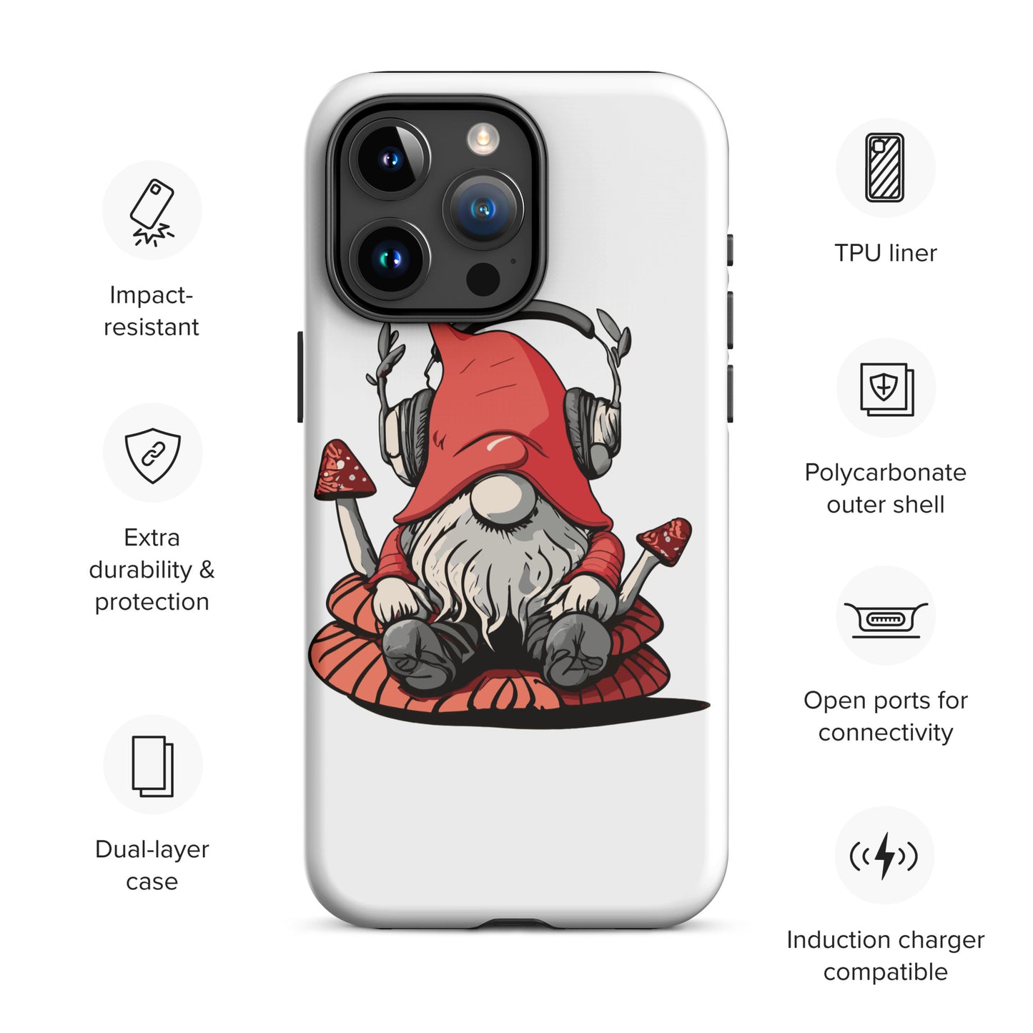 Funda rígida SGK para iPhone® Logotipo de seta