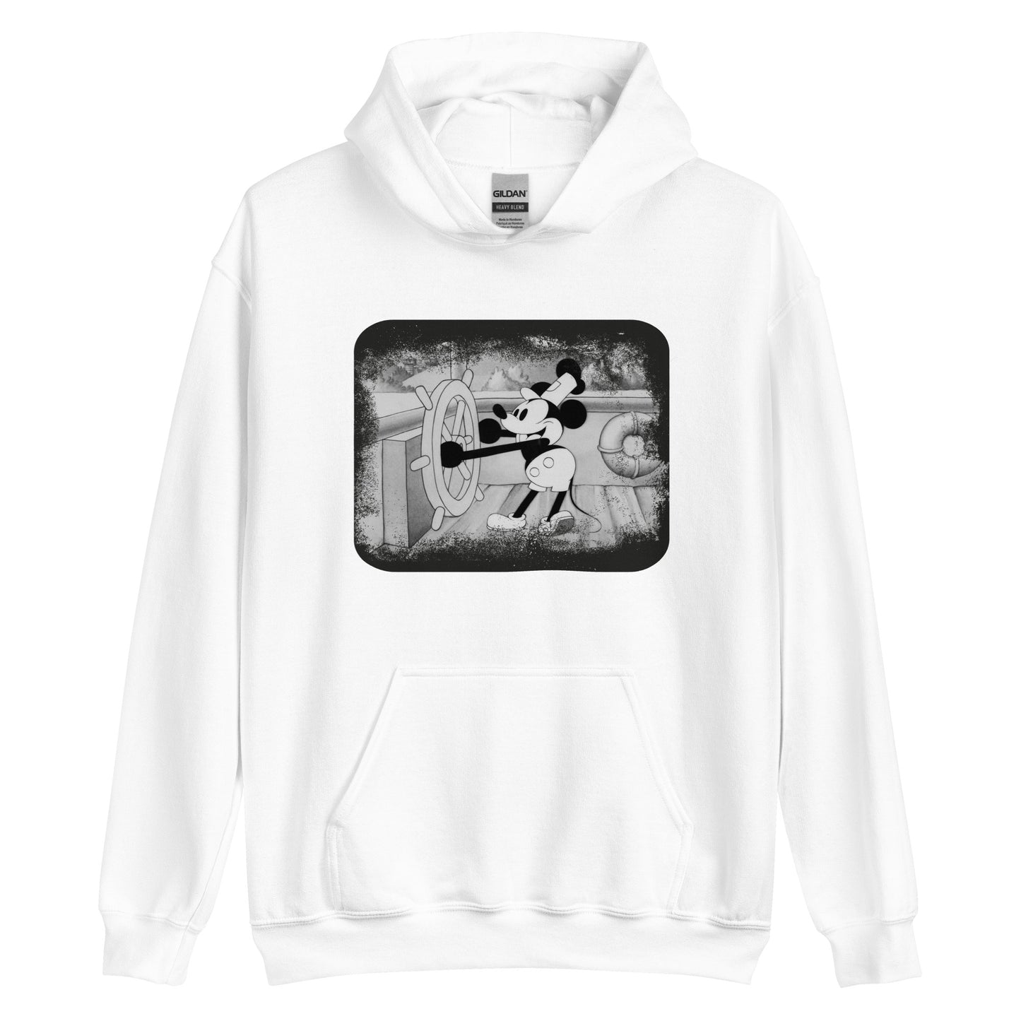 Steamboat Willie Public Domain 2024 Unisex Hoodie