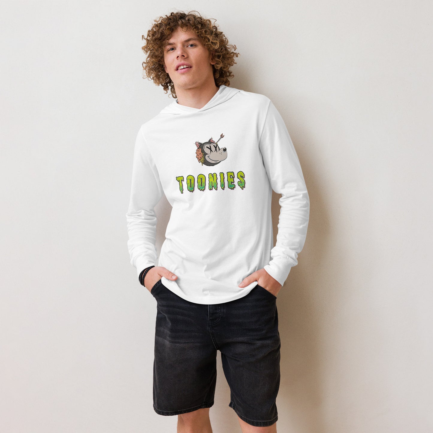 Toonies Zombie Hooded long-sleeve tee