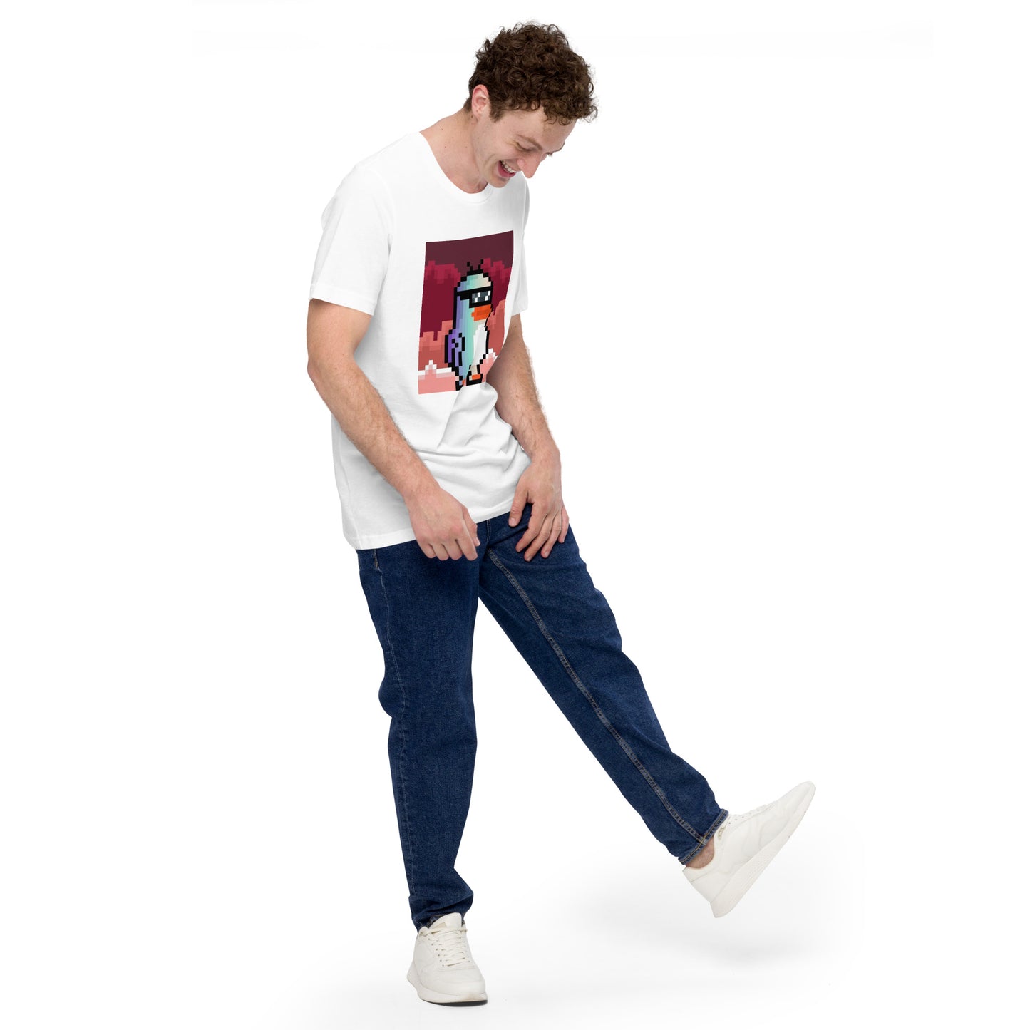 Pixel Penguins #242, Camiseta unisex, meitman#4682