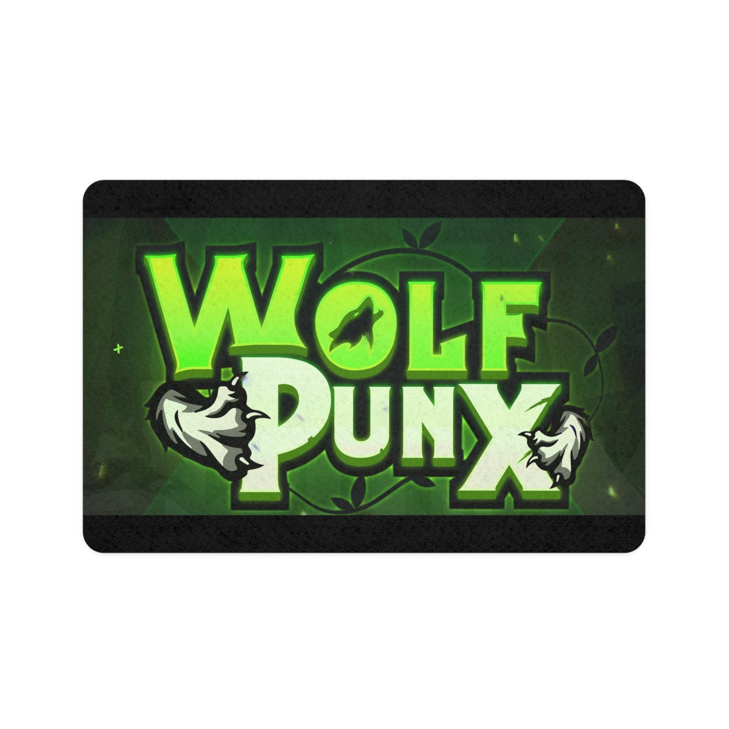 Tapete para comida para mascotas WolfPunX (12x18)