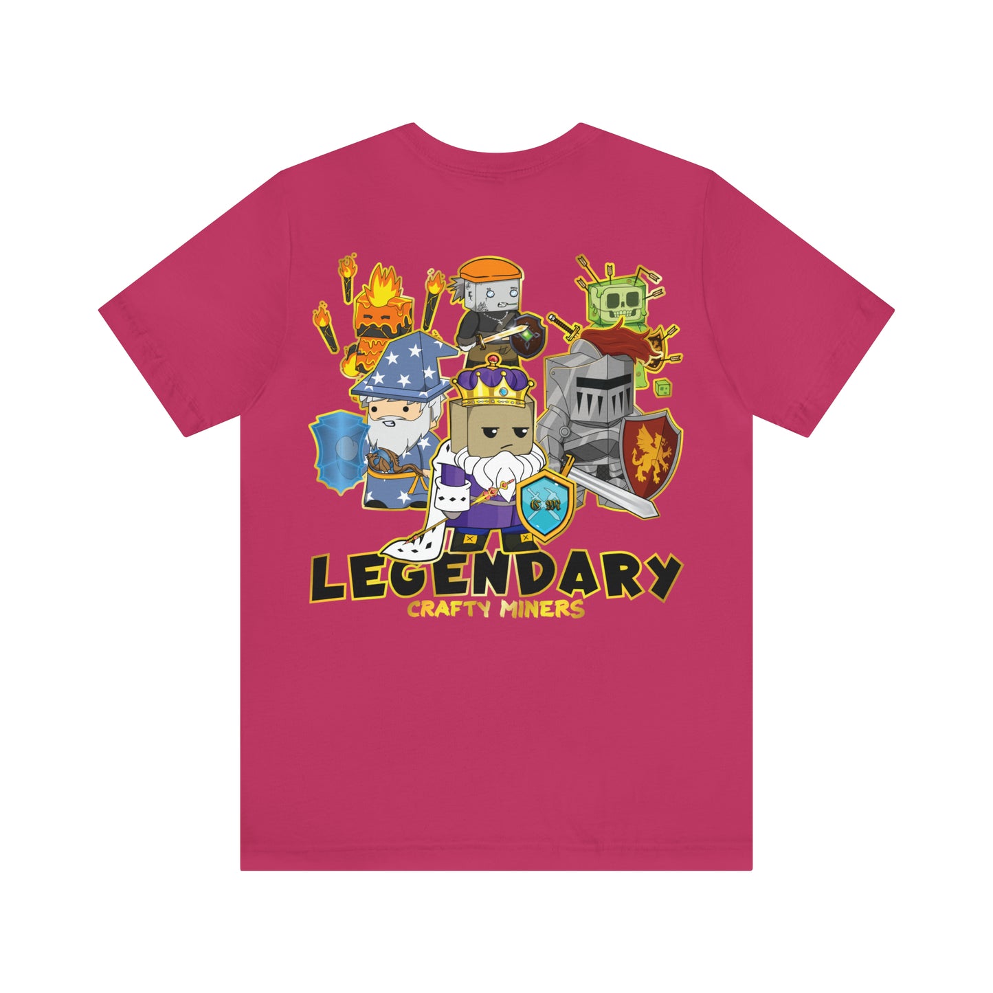 Crafty Miners Legendaria camiseta de manga corta unisex Jersey