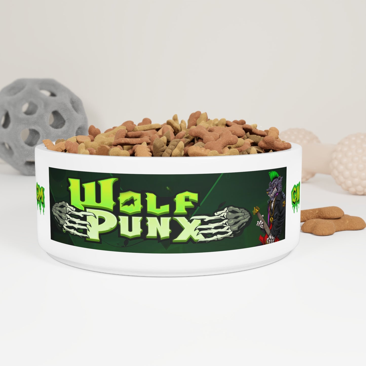 WolfPunX GM & GN Pet Bowl