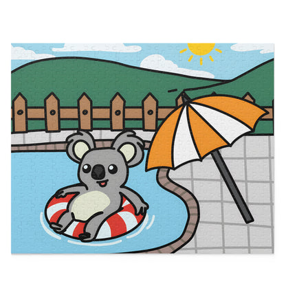 Koala Day Pool Day Puzzle (120, 252, 500-Piece)