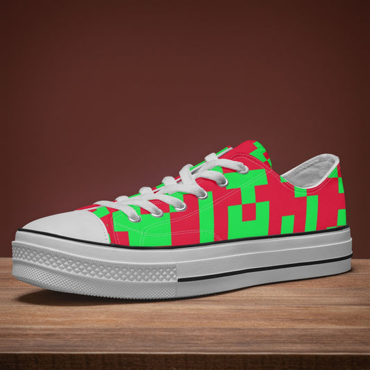 A Slice of Pi #3813 Low Canvas Shoes GnarFather