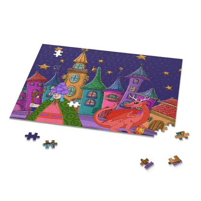 Mystic Wizards #329 Town Puzzle (120, 252, 500-Piece)