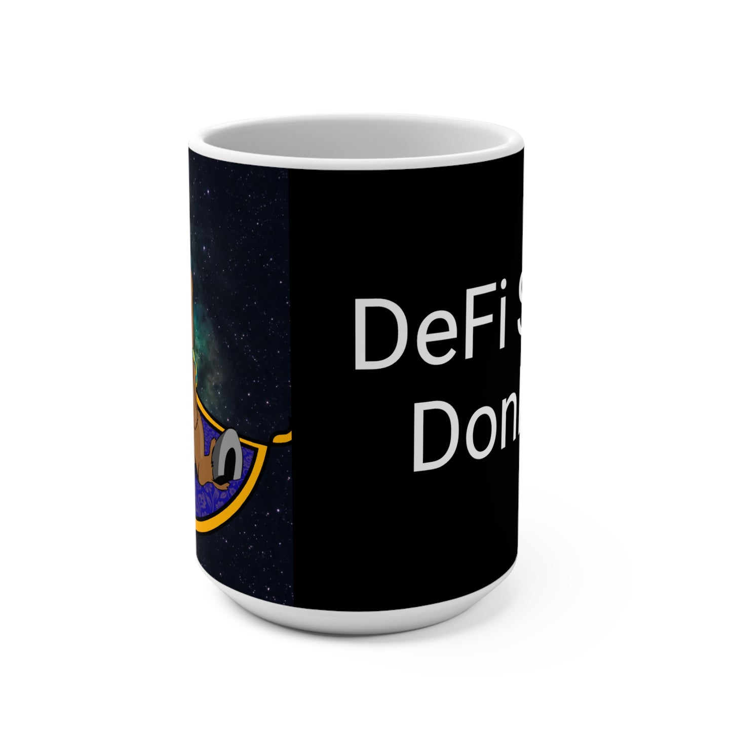 DeFi Space Donkeys #81 Black Wrap Mug 15oz