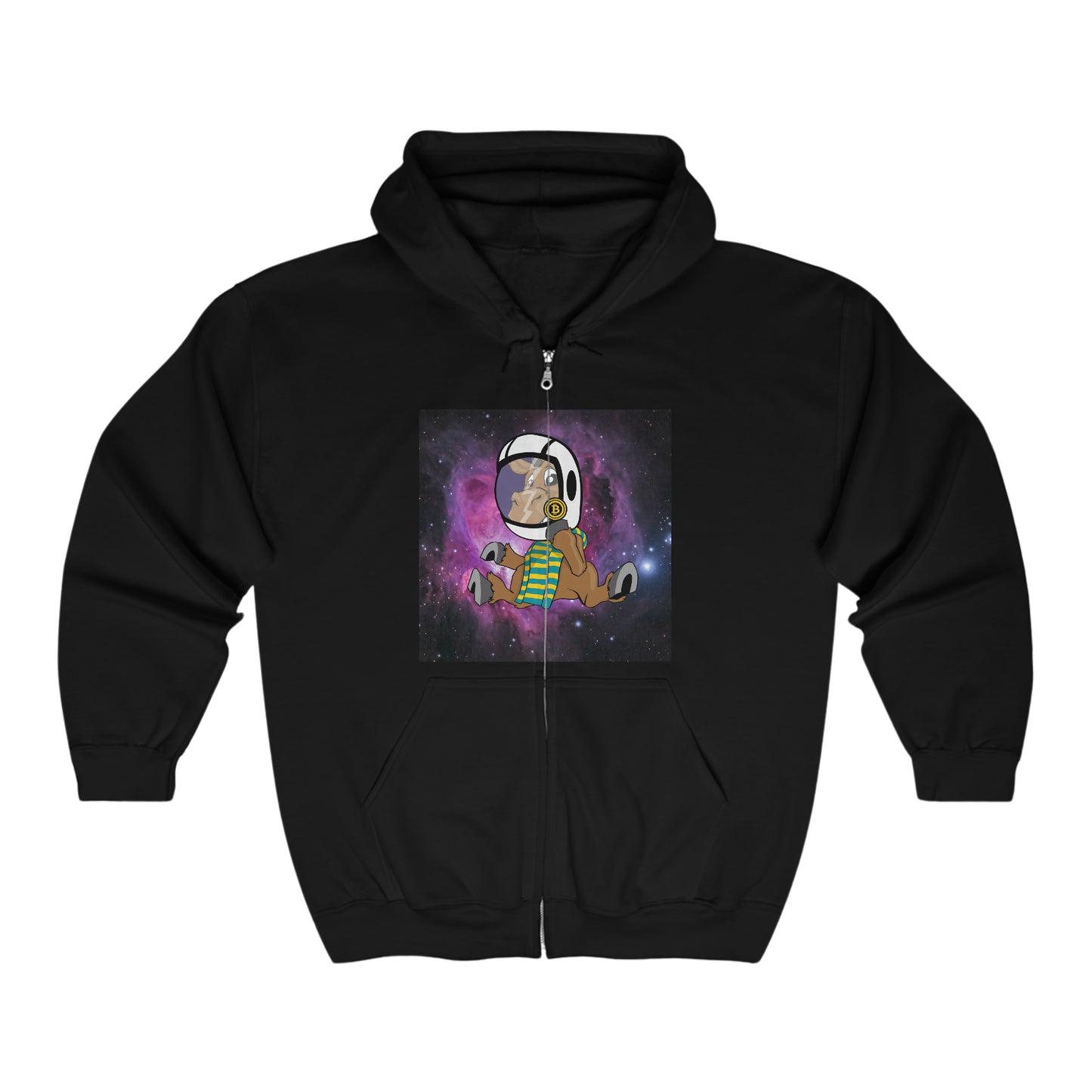 DeFi Space Donkeys #13 Unisex Heavy Blend™ Full Zip Hooded Sweatshirt