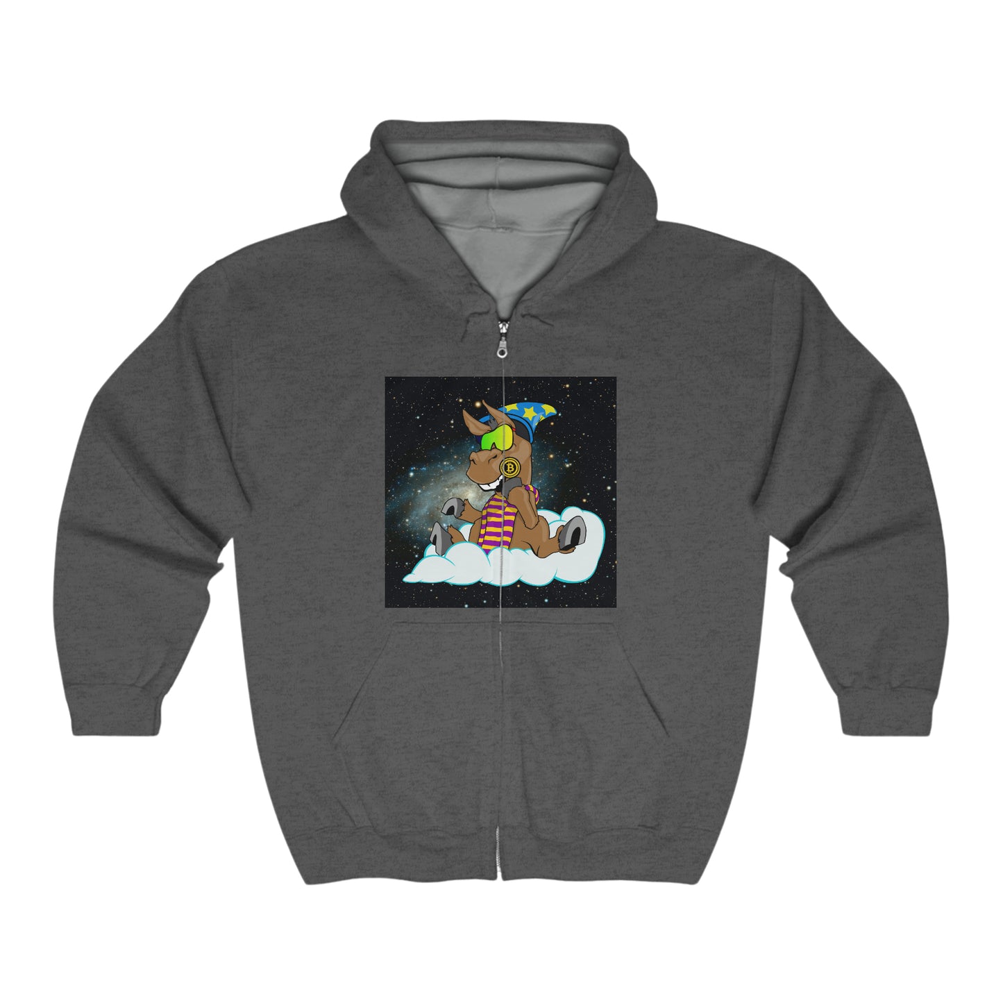DeFi Space Donkeys #2 Unisex Heavy Blend™ Full Zip Hooded Sweatshirt