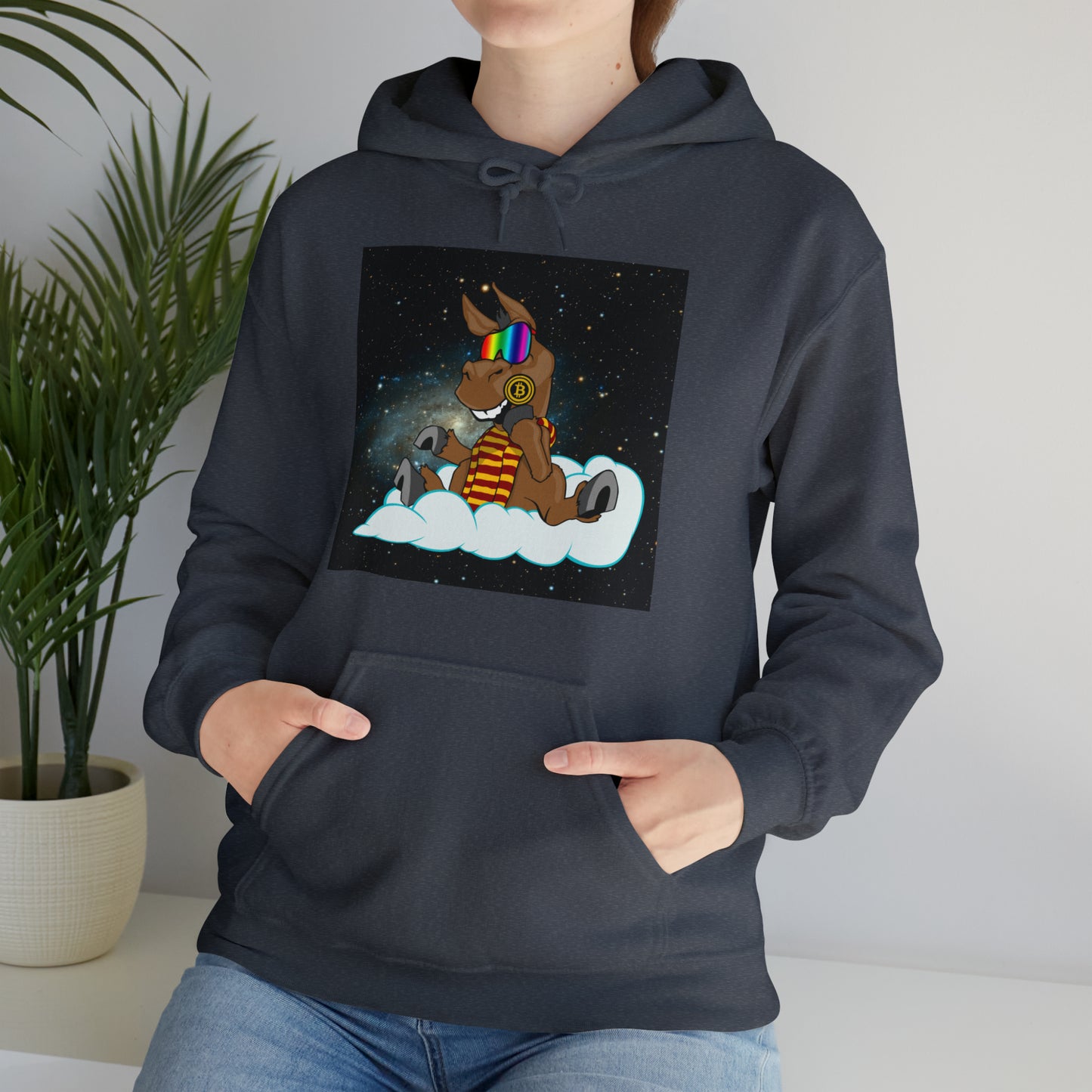 DeFi Space Donkeys #23 Unisex Heavy Blend™ Hooded Sweatshirt
