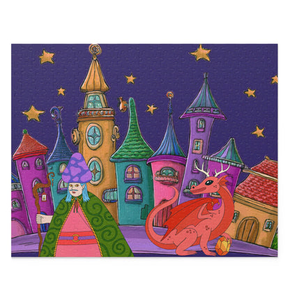 Mystic Wizards #329 Town Puzzle (120, 252, 500-Piece)