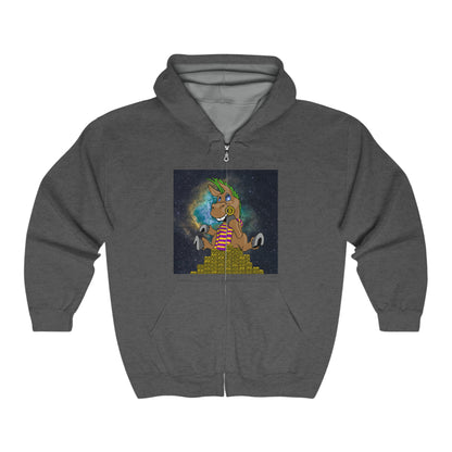 DeFi Space Donkeys #30 Unisex Heavy Blend™ Full Zip Hooded Sweatshirt