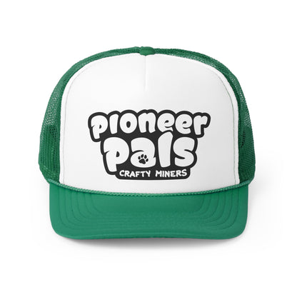 Pioneer Pals Black Logo Trucker Caps