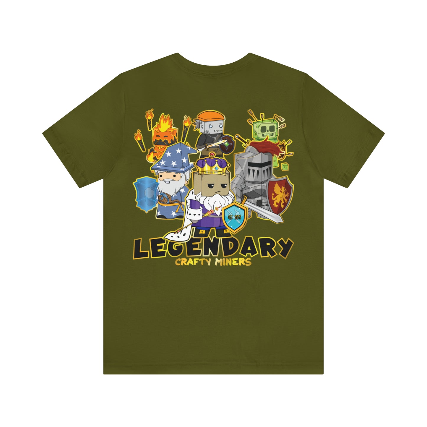 Crafty Miners Legendaria camiseta de manga corta unisex Jersey