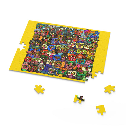 Yellow Collective BASE Nouns Puzzle (120, 252, 500-Piece)