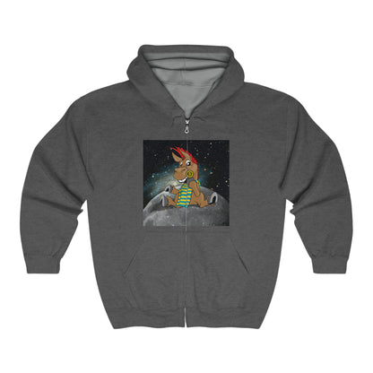 DeFi Space Donkeys #24 Unisex Heavy Blend™ Full Zip Hooded Sweatshirt