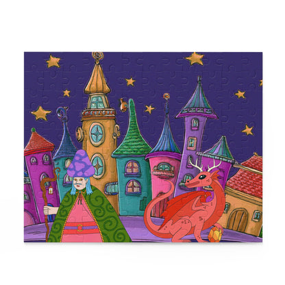 Mystic Wizards #329 Town Puzzle (120, 252, 500-Piece)