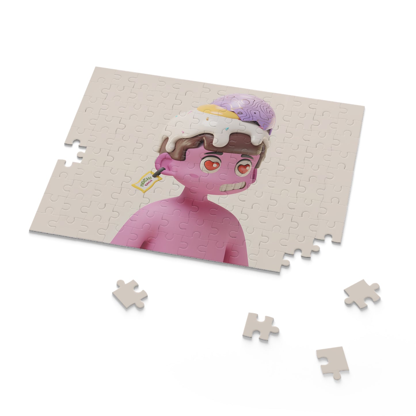 Mochi Cirlce #3242 Puzzle (120, 252, 500-Piece)