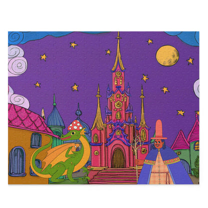 Mystic Wizards #328 Town Puzzle (120, 252, 500-Piece)