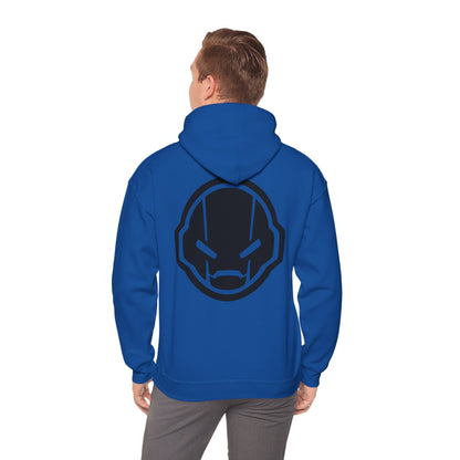 Brozo Text Front Logo Back Unisex Heavy Blend™ Hooded Sweatshirt UK Distro