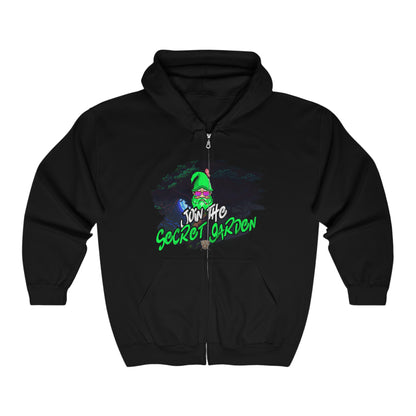 SGK Join the Secret Garden Front Unisex Heavy Blend™ Full Zip Hooded Sweatshirt
