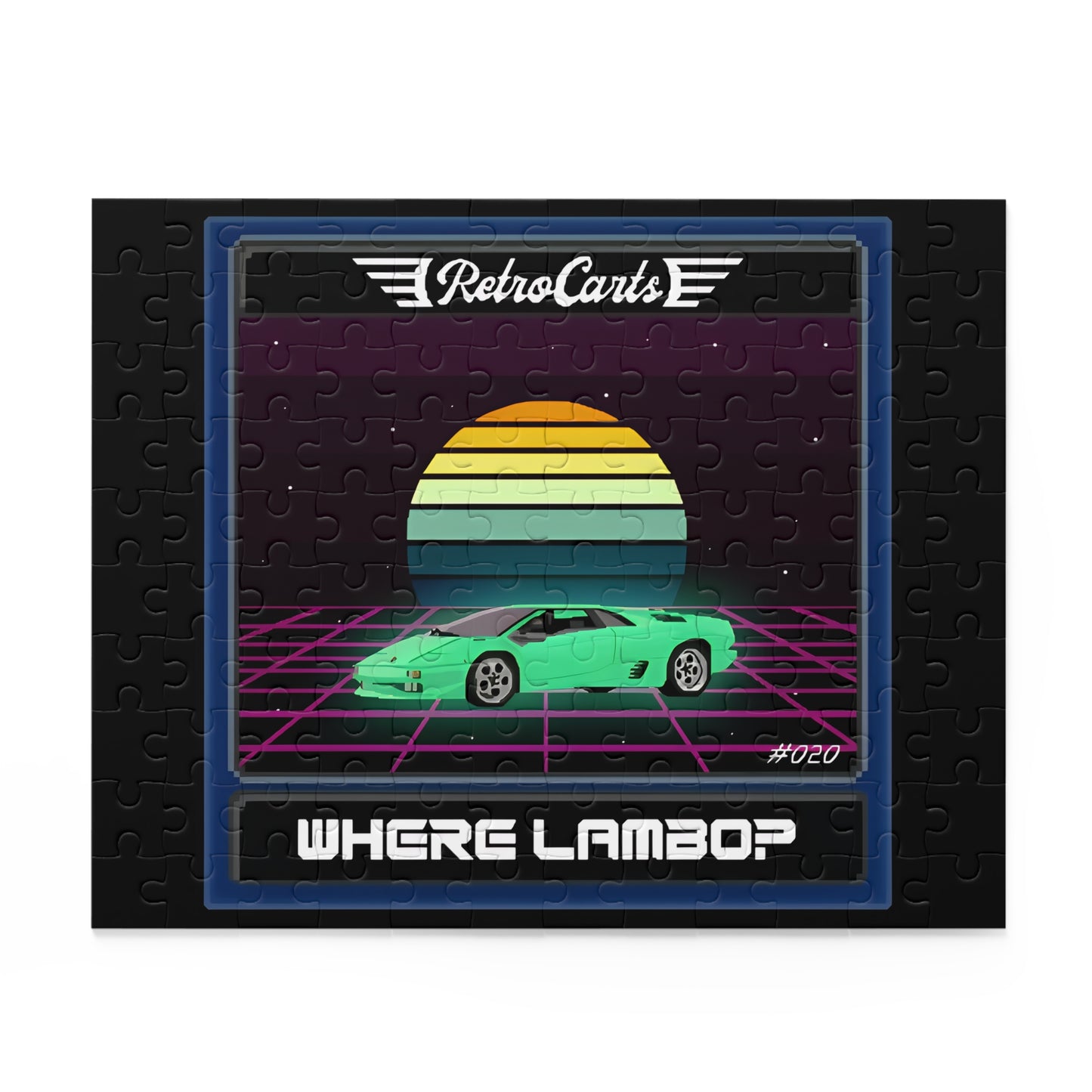 RetroCarts Where Lambo? Jungle Puzzle (120, 252, 500-Piece)