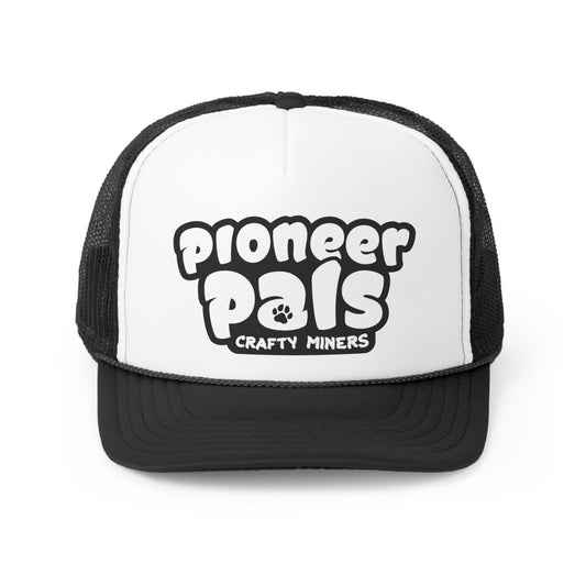 Pioneer Pals Black Logo Trucker Caps