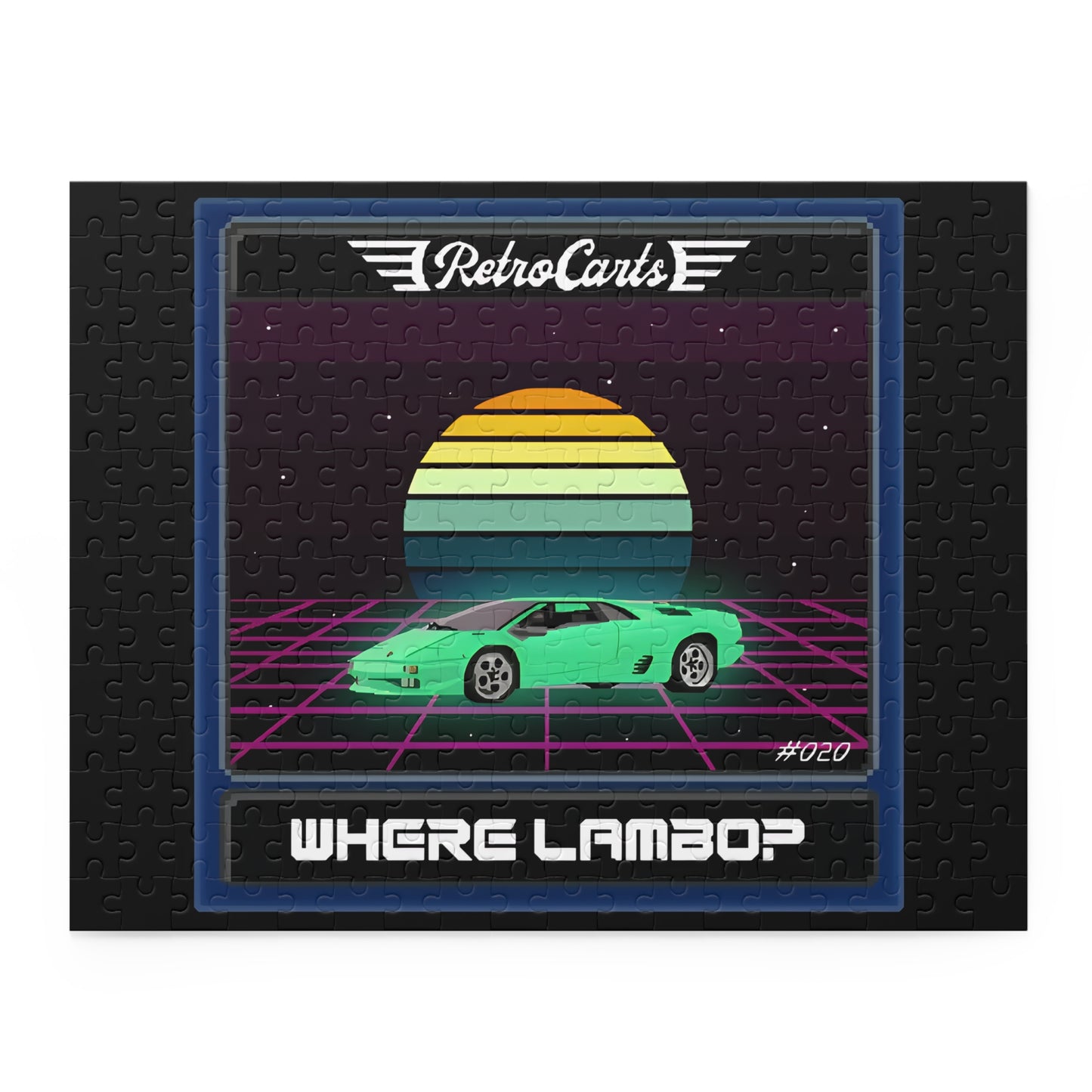 RetroCarts Where Lambo? Jungle Puzzle (120, 252, 500-Piece)