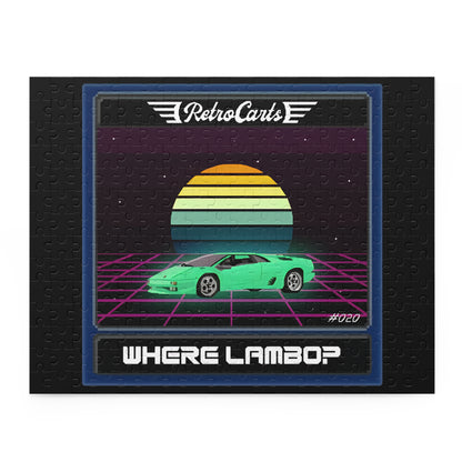 RetroCarts Where Lambo? Jungle Puzzle (120, 252, 500-Piece)