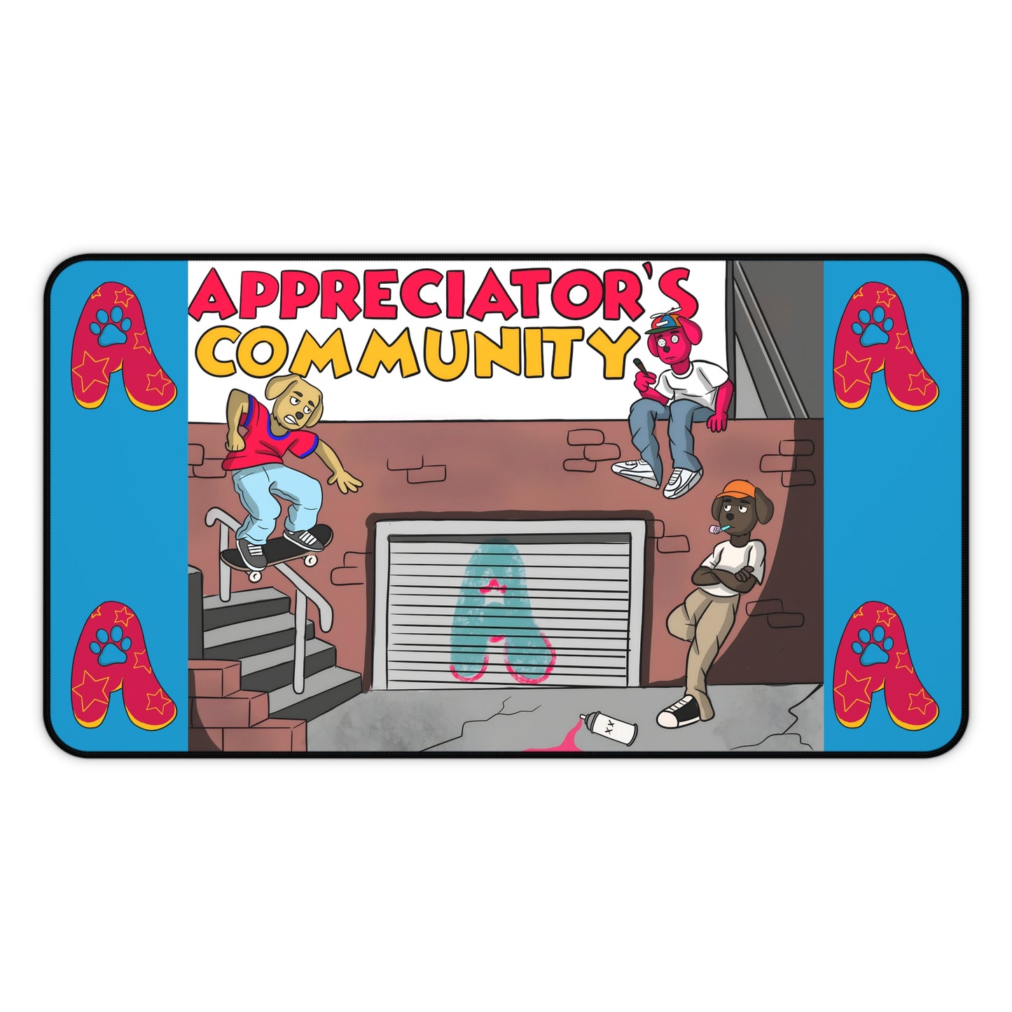 The Appreciators Companion Skaters Desk Mat 3 Sizes