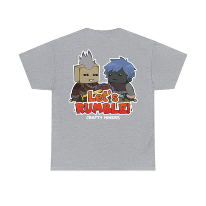 Crafty Miners Let's Rumble! Unisex Heavy Cotton Tee