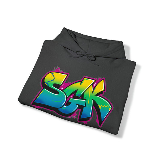 Sudadera con capucha unisex SGK Graffiti Front Heavy Blend™