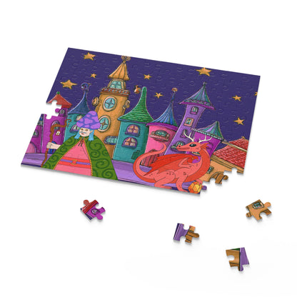 Mystic Wizards #329 Town Puzzle (120, 252, 500-Piece)