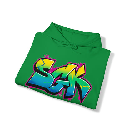 SGK Graffiti Front Unisex Heavy Blend™ Hooded Sweatshirt