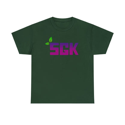 Camiseta de algodón pesado unisex SGK Purple Leaf