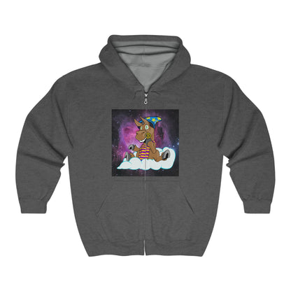 DeFi Space Donkeys #25 Unisex Heavy Blend™ Full Zip Hooded Sweatshirt