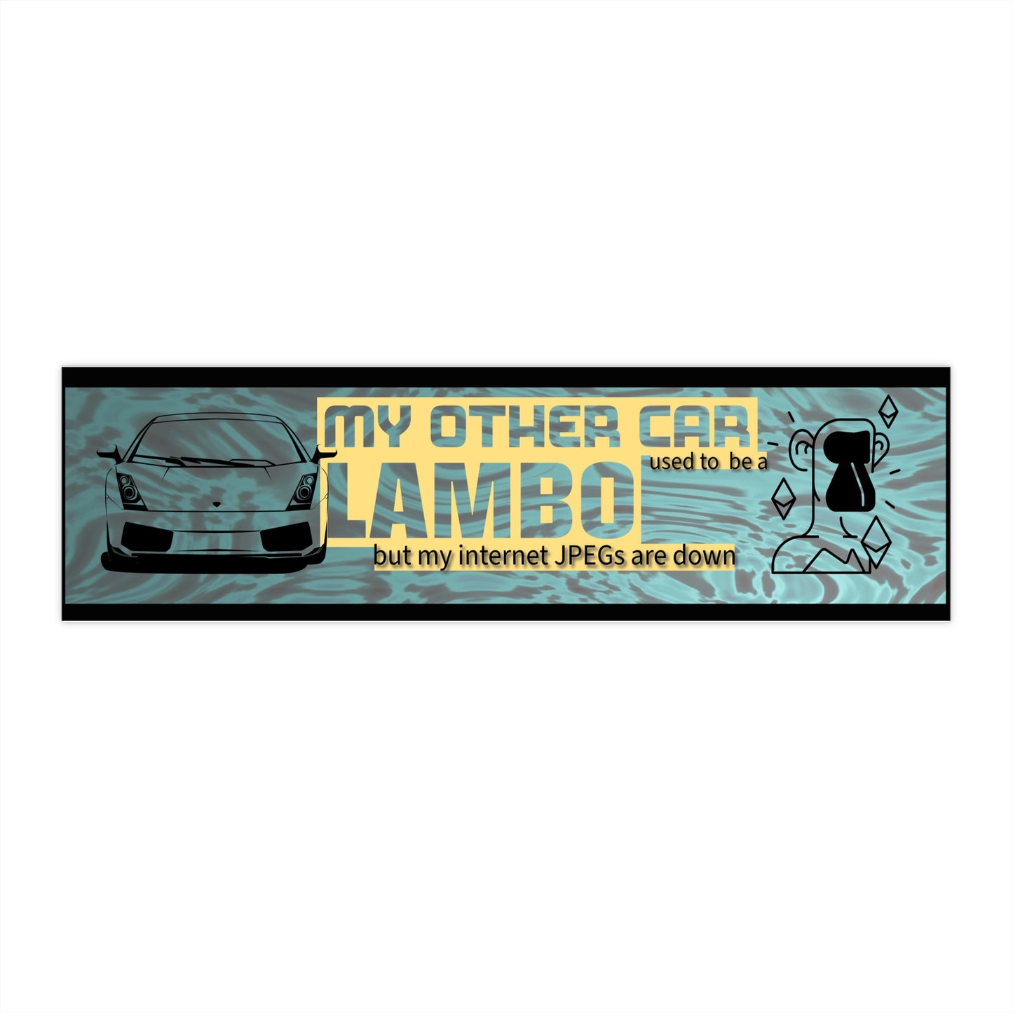 My other Car is a Lambo - Bumper Stickers