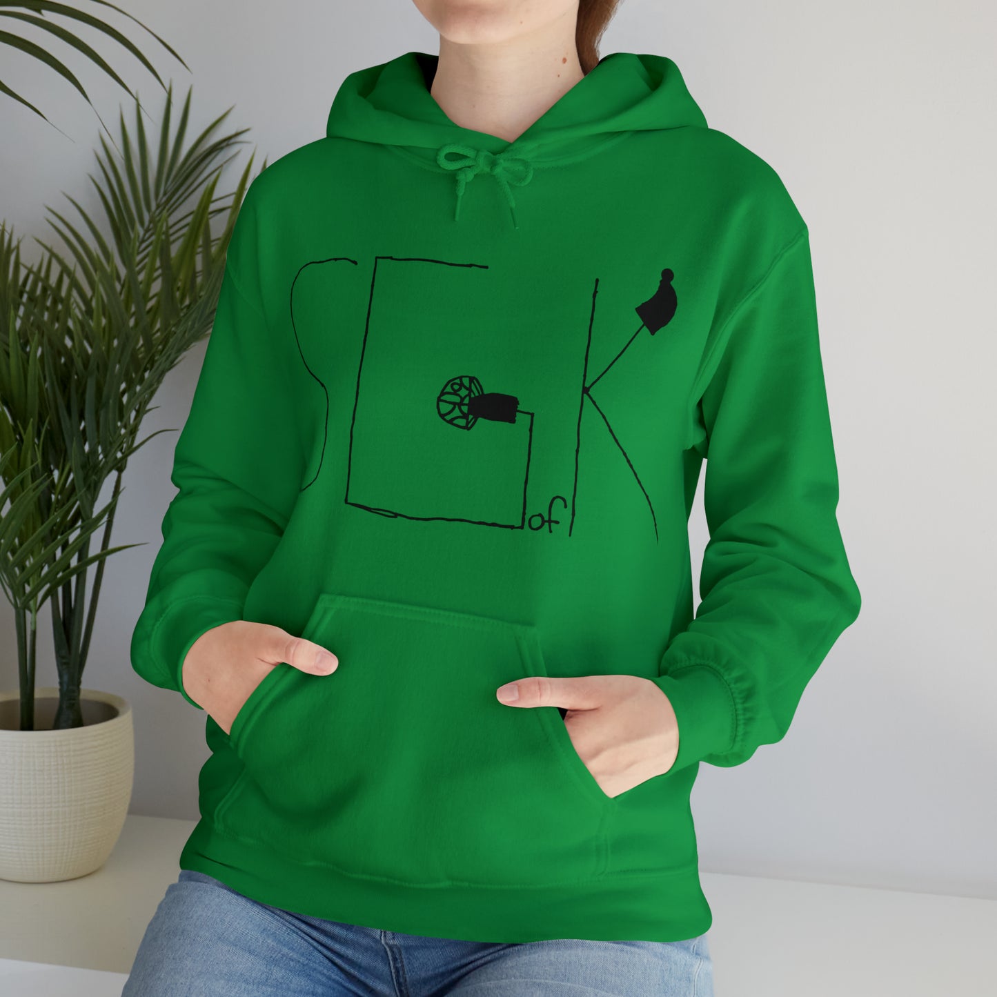 SGK TheCryptoSpyder's Daughter's Drawing Unisex Heavy Blend™ Hooded Sweatshirt