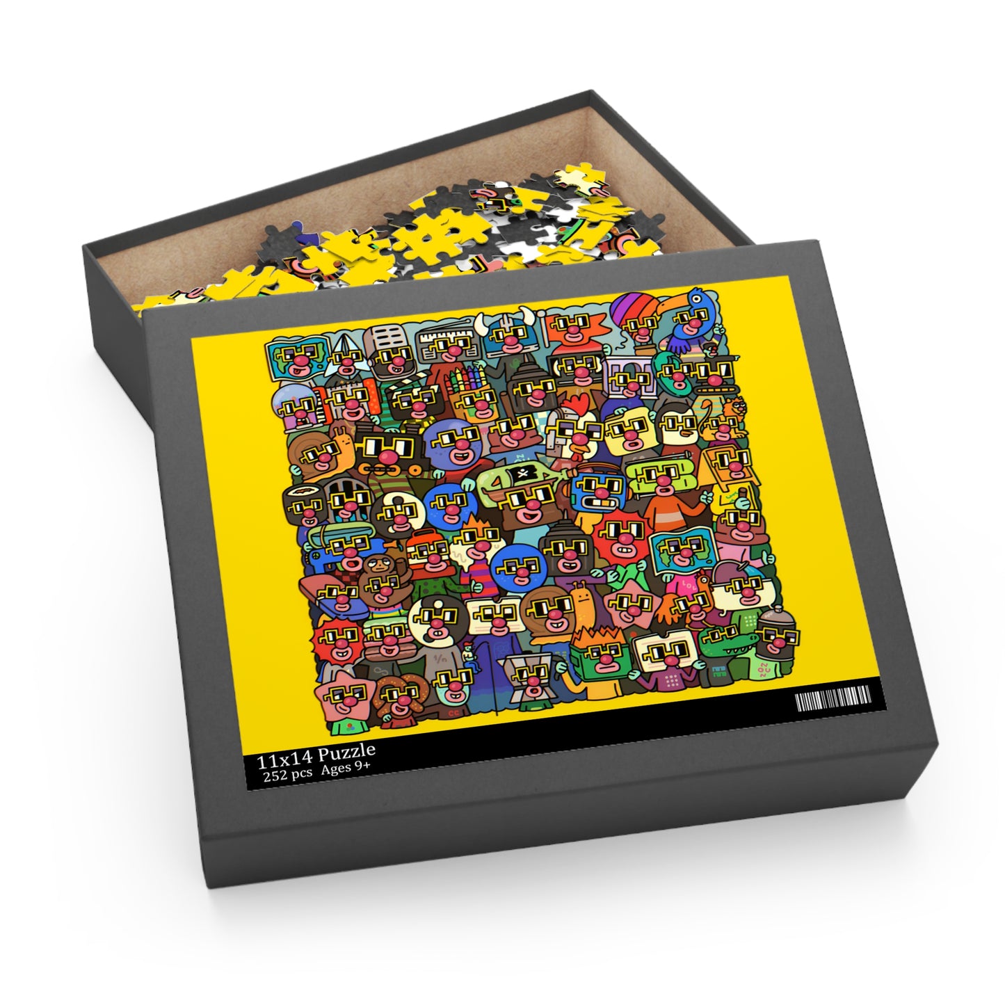 Yellow Collective BASE Nouns Puzzle (120, 252, 500-Piece)