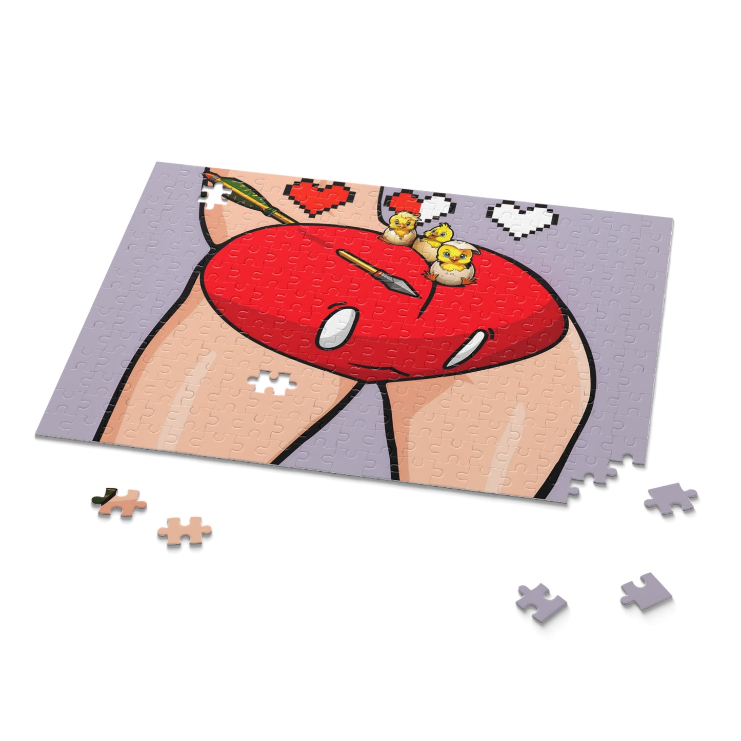 LT3 Butt C Super Butts x Less Than Three Puzzle (120, 252, 500-Piece)