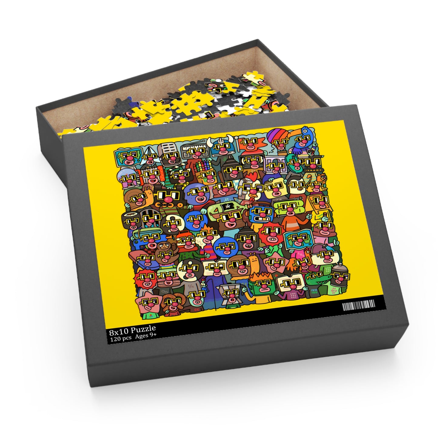 Yellow Collective BASE Nouns Puzzle (120, 252, 500-Piece)